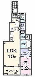 シュティル 1LDKの間取図画像