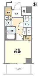 OLIO南阿佐ヶ谷 5階1Kの間取り
