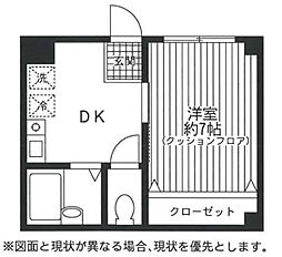 MKビル 1Kの間取図画像
