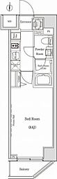ベルグレードKSTRE 1Kの間取図画像
