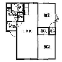 コーポ松下 0105 ｜ 兵庫県姫路市飾磨区下野田４丁目180-1（賃貸アパート2LDK・1階・50.78㎡） その2