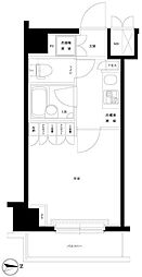 ルーブル川崎伍番館 1Kの間取図画像