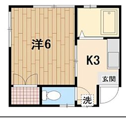 間取図画像 1K