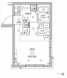 ベルシードステアー東陽町 ワンルームの間取図画像
