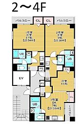 Bloom南千住 ワンルームの間取図画像