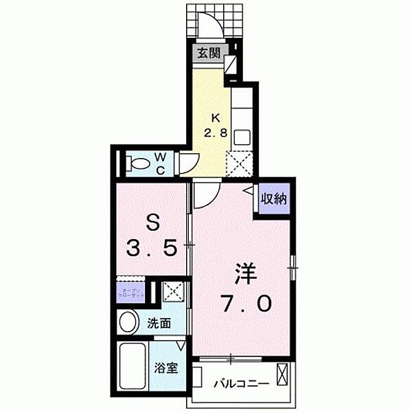 リヴィエール 101｜福岡県久留米市東合川７丁目(賃貸アパート1SK・1階・31.65㎡)の写真 その2