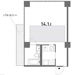 FRAMES 1Kの間取図画像