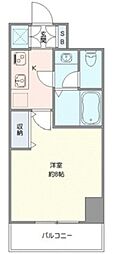 メゾン・ド・ヴィレ日本橋浜町 1Kの間取図画像