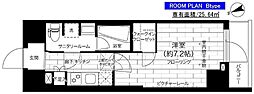 ステージグランデ亀有アジールコート 1Kの間取図画像