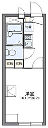 レオパレス武義 2階1Kの間取り