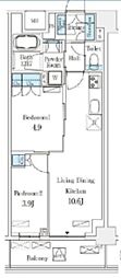 フロンティアレジデンス錦糸公園 2LDKの間取図画像