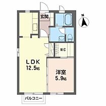 アスールコートIII 201 ｜ 宮城県仙台市泉区明石南３丁目3-2（賃貸アパート1LDK・2階・44.00㎡） その2