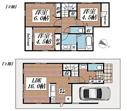 市川市原木01 1階3LDKの間取り