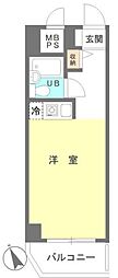 スカイコート池袋第2 ワンルームの間取図画像