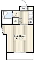 ジョイフル百合ヶ丘 1Kの間取図画像