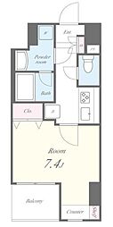 厚木市中町4丁目マンション 1Kの間取図画像