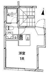 creal板橋氷川町 ワンルームの間取図画像