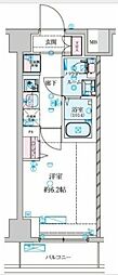 GENOVIA 南鳩ヶ谷 1Kの間取図画像