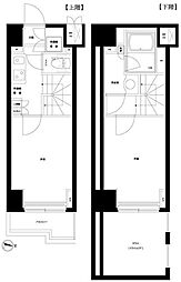 東京メトロ丸ノ内線 中野新橋駅 徒歩4分の賃貸マンション 1階2Kの間取り