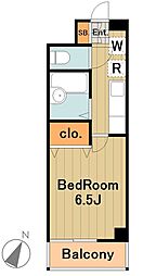 さがみのハイツ 1Kの間取図画像