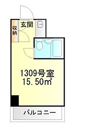 ウイン青山 ワンルームの間取図画像