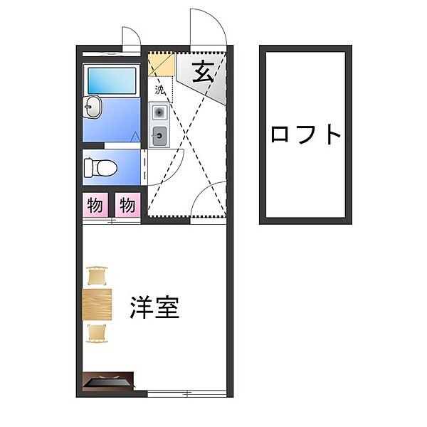 レオパレスフィスデファミーユ ｜大阪府泉大津市寿町(賃貸アパート1K・3階・19.80㎡)の写真 その2