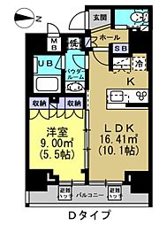 ルーラル二十四番館 1LDKの間取図画像