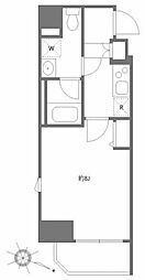 アンベリール西川口 1Kの間取図画像