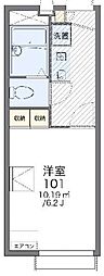 レオパレスフロール市沢 1Kの間取図画像