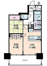 リステージVISTA 2LDKの間取図画像