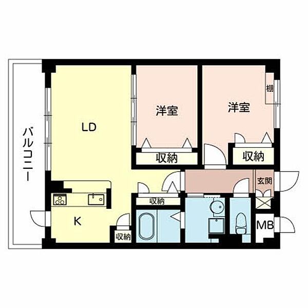 プルミエール・ソレイユ 0505｜大阪府八尾市東山本新町３丁目(賃貸マンション2LDK・5階・56.63㎡)の写真 その2