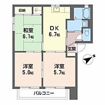 バリュージュ今在家Ａ A201 ｜ 兵庫県姫路市飾磨区今在家北３丁目81（賃貸アパート3DK・2階・54.07㎡） その2