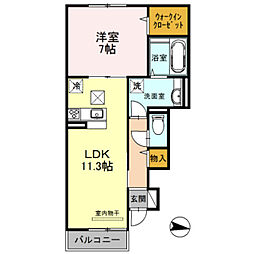 サンハイツ喜連 1階/-