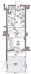 デュオステージ東向島 1DKの間取図画像