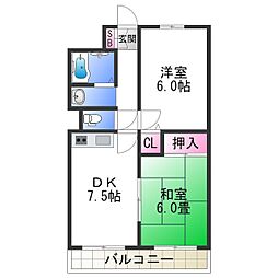 アベニュー西長居 2階