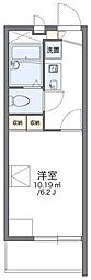 レオパレスSLIMFIELDS 2階1Kの間取り