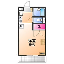 間取図画像 1K
