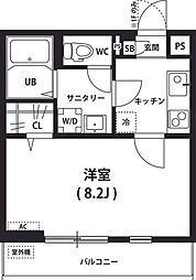 リブリ-GALAXYWOLF 1Kの間取図画像
