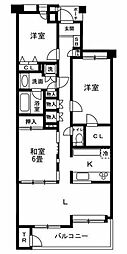 ソフィア目黒碑文谷 3LDKの間取図画像