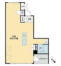 パークブリージェ井の頭 3階ワンルームの間取り