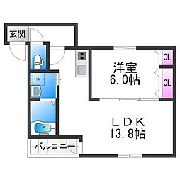 フジパレス遠里小野ウエスト 1階