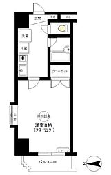 アンシャンテ坂戸 1Kの間取図画像