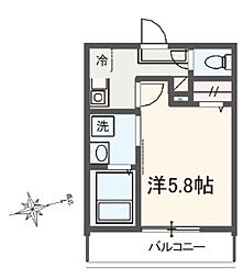 MELDIA稲城II 3階/305