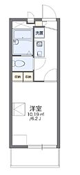 レオパレスHIRO 1Kの間取図画像