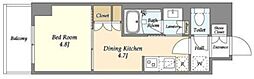 GRANPASEO清澄白河2 1DKの間取図画像