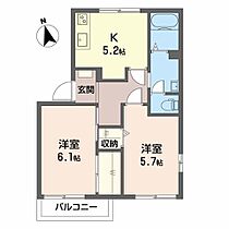 静岡県伊豆市牧之郷（賃貸アパート2K・2階・42.48㎡） その2