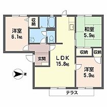 ルミエール・藤 2108 ｜ 奈良県橿原市山之坊町43-4（賃貸アパート3LDK・1階・68.00㎡） その2