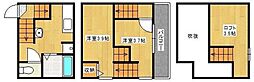 フルハウス室見 2Kの間取図画像