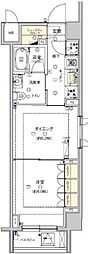 フィース水天宮前 1DKの間取図画像