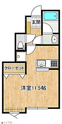 間取図画像 ワンルーム